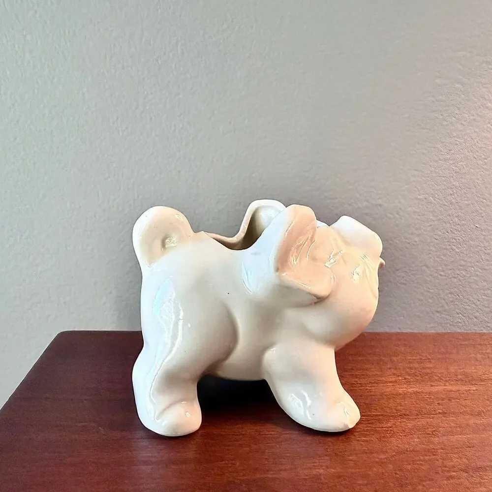 Copied - Shawnee Ceramic Pig Creamer White